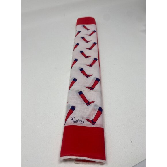 Gucci Vintage Equestrian Boot Scarf/Handkerchief - Picture 8 of 9